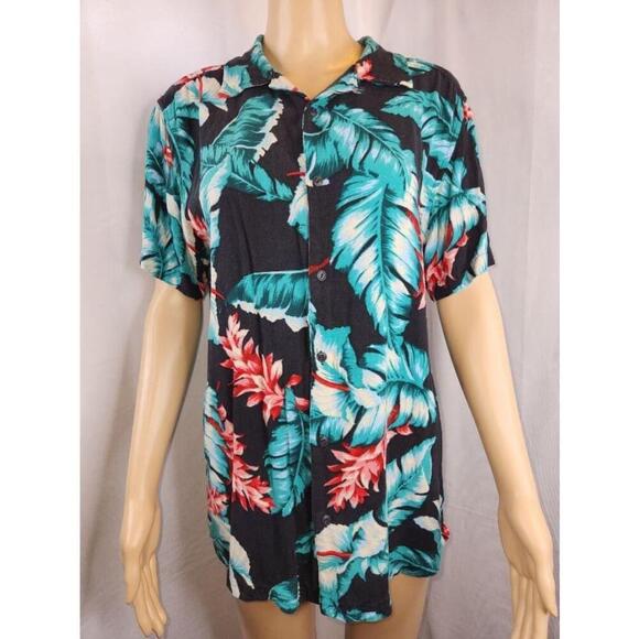 RCCA | Mens | Hawaiian | Short Sleeve | Shirt | Size Large - Picture 1 of 7